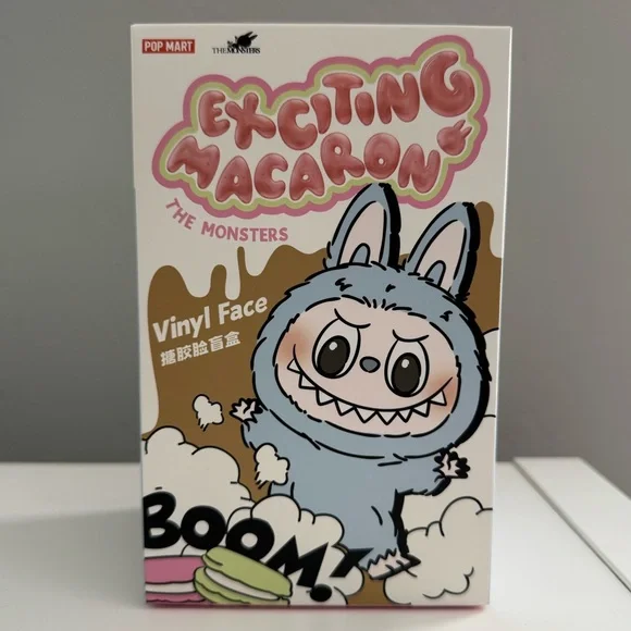 LABUBU Exciting Macaron Plush - Sea Salt Coconut (SEALED BOX) - Picture 2 of 7